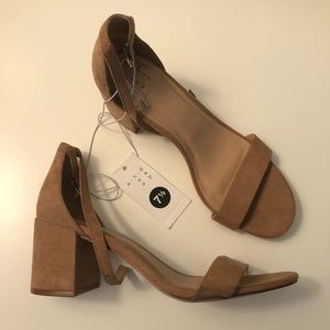 Target A New Day Taupe Block Heel Sandals